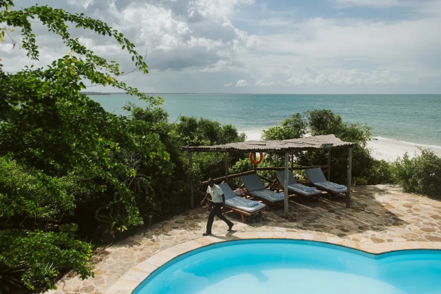 Lazy Lagoon In Swahili Coast during Southern Tanzania