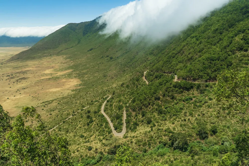 Crater Road during family Safari